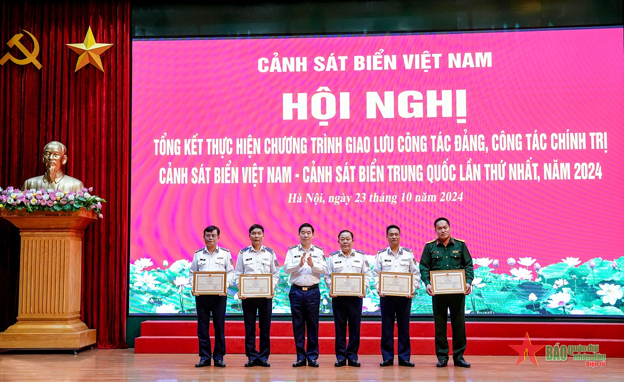 Tổng kết thực hiện Chương trình giao lưu công tác Đảng, công tác chính trị Cảnh sát biển Việt Nam - Trung Quốc